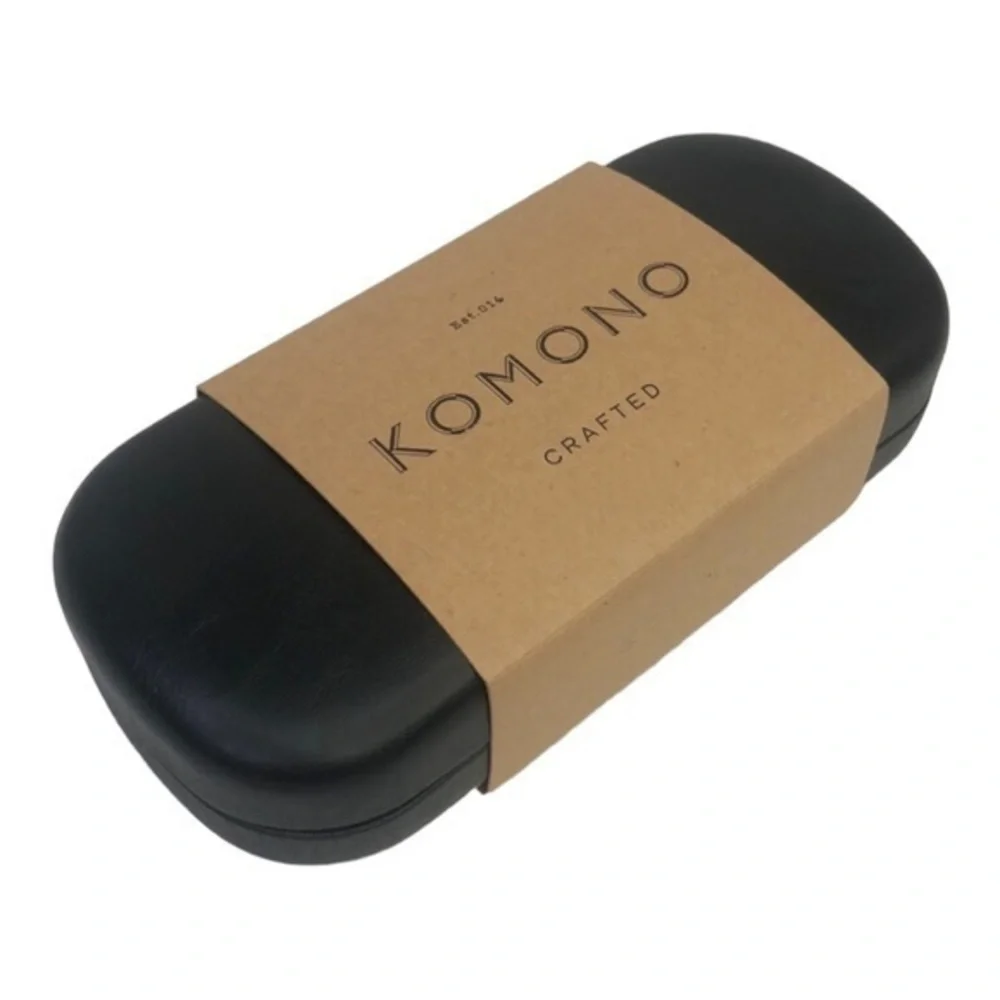 Komono Sunglasses NEW Glossy Black Clement round